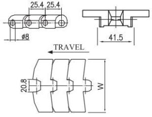 1050 Side Flexible Chain - Image 3